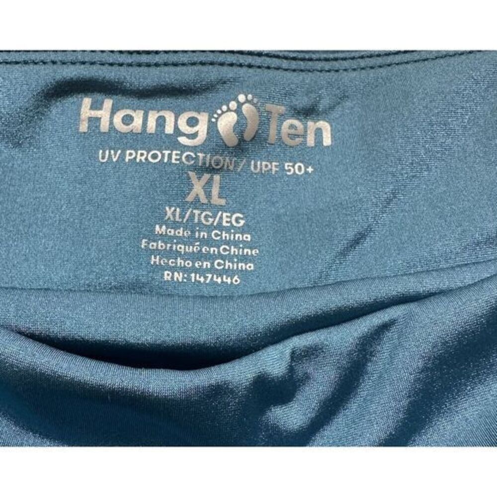 Hang Ten Blue Patterned Swim Shorts - Picture 3 of 5